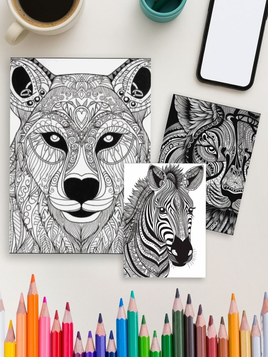 Mandala Animal Spirits – 50 Decorative Animal Pages - Image 4