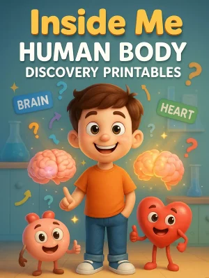 Inside Me - Human Body Discovery Printables (240 Pages)